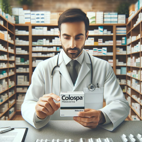 What is the medication marketed as Colospa?
