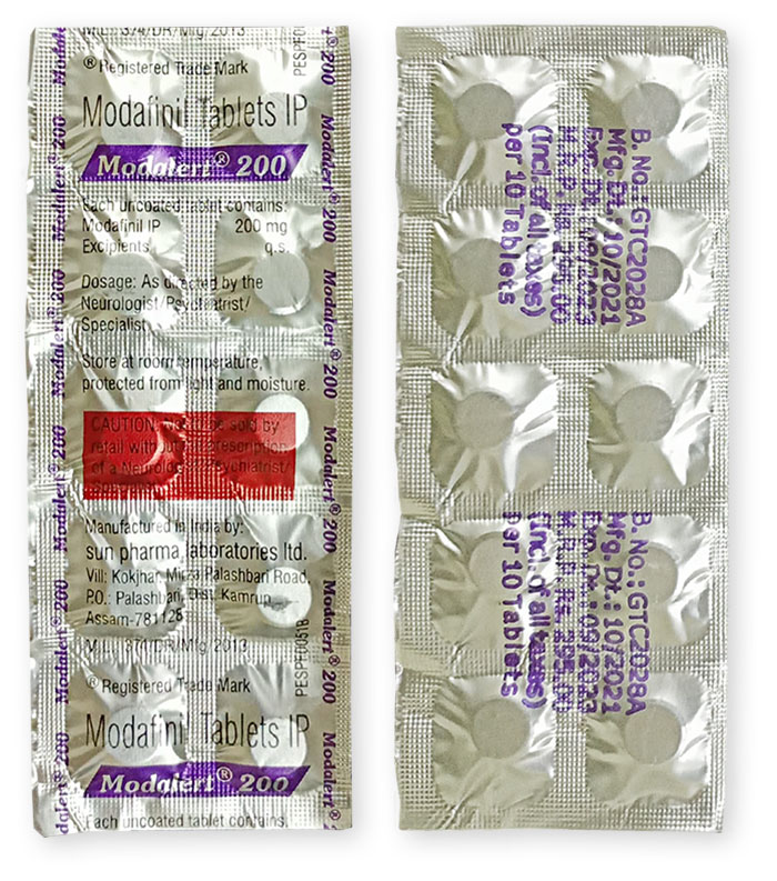 Generic Modalert Modafinil 200 Mg