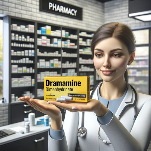 What is the drug sold as Dramamine?