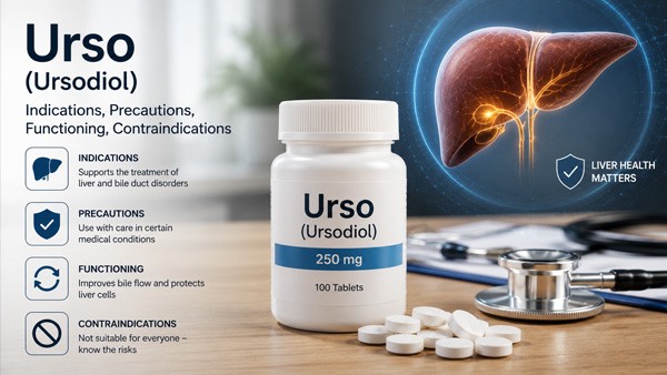 Urso (Ursodiol): Indications, Dosing, Precautions and Contraindications