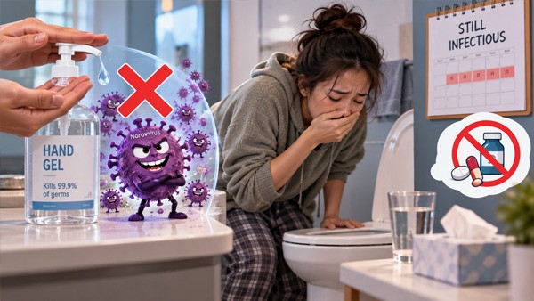 Norovirus: Why Hand Gel Does Not Stop It
