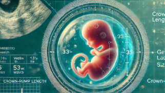 Measurements of the embryo in the first trimester of pregnancy Measurements of the embryo in the first trimester of pregnancy