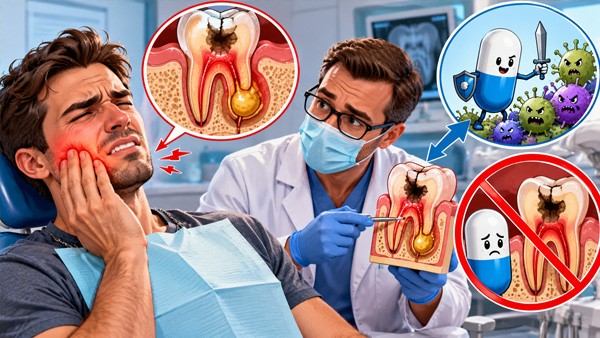 Tooth Infection and Dental Abscess: What Antibiotics Can Buy You, and Why They Cannot Fix the Tooth