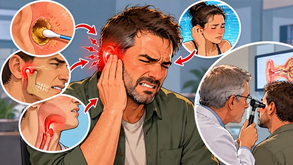 Ear Pain in Adults: The Causes That Are Not an Ear Infection, and the One Sign That Needs a Specialist