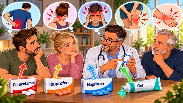 Which Painkiller to Take: Paracetamol, Ibuprofen, Naproxen or a Gel, and Who Should Avoid Them Which Painkiller to Take: Paracetamol, Ibuprofen, Naproxen or a Gel, and Who Should Avoid Them