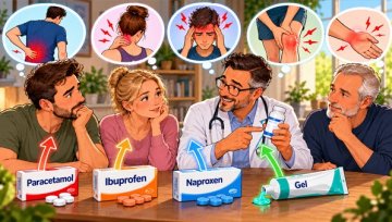 Which Painkiller to Take: Paracetamol, Ibuprofen, Naproxen or a Gel, and Who Should Avoid Them