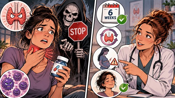 Graves Disease: The Carbimazole Rule About Sore Throats, and Why It Takes Six Weeks to Feel Better