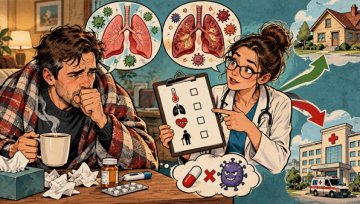 Pneumonia or Just a Chest Infection: The Four Point Score That Decides Home or Hospital Treatment