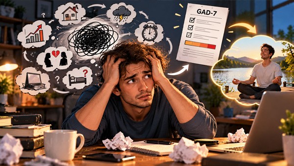 Inside the Worry Loop: How Generalized Anxiety Sustains Itself, Your GAD-7 Score and What Breaks the Cycle Inside the Worry Loop: How Generalized Anxiety Sustains Itself, Your GAD-7 Score and What Breaks the Cycle