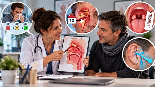 Upper Respiratory Infections: How Long a Cold Should Last, When Sinusitis Needs Antibiotics and the Sore Throat Rule