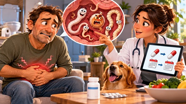 Intestinal Worms: Which One You Probably Have, the Doses, and Why the Second Dose Two Weeks Later Matters Intestinal Worms: Which One You Probably Have, the Doses, and Why the Second Dose Two Weeks Later Matters
