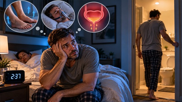 Nocturia Explained: Why You Wake Up to Urinate at Night, What Causes It and How to Stop It