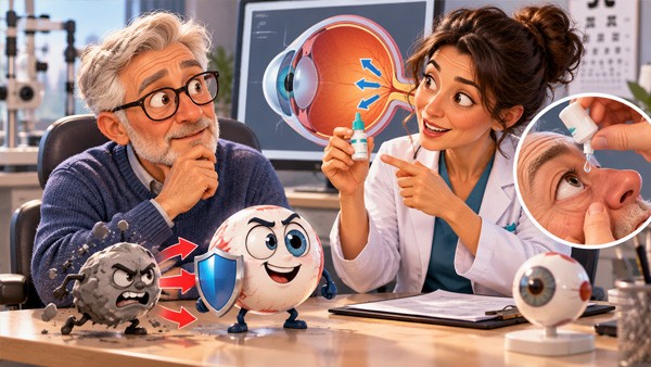 Chronic Open-Angle Glaucoma: Target Pressure, Eye Drop Technique and What Protects Sight