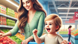 Go shopping with the little ones in the house Go shopping with the little ones in the house