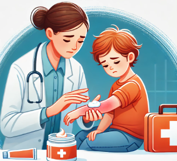 Treatment and cures of burns in children Treatment and cures of burns in children