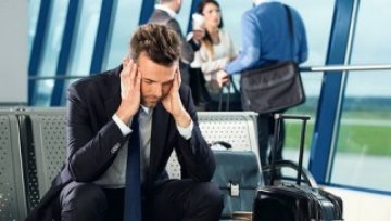 What can you do if you are jet-lagged during a business trip?