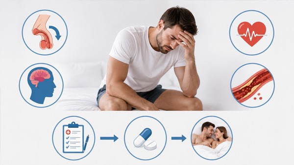 Types of Erectile Dysfunction and What Treats Each