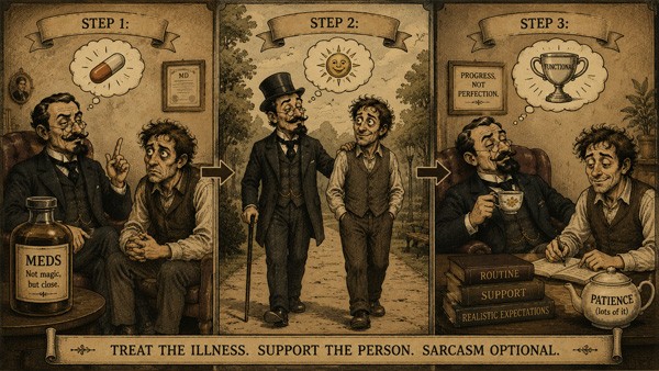 What treatment is actually aiming at - Schizophrenia Treatment in Practice: What Works