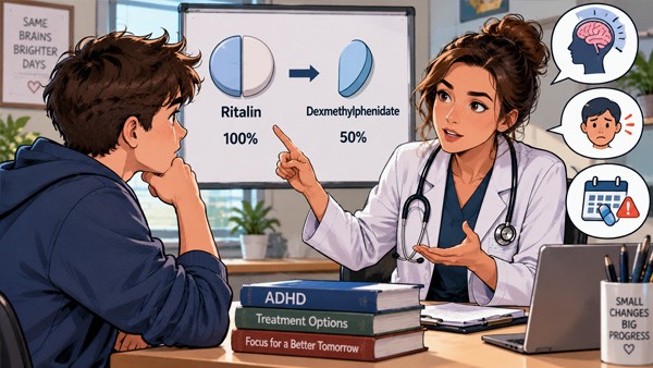 Dexmethylphenidate: The Half of Ritalin That Does the Work