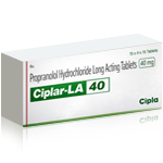 Buy Generic Ciplar-LA (Propranolol Hydrochloride Long Acting) 40 mg Online