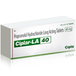 Generic Ciplar-LA 40 mg Propranolol Hydrochloride Long Acting