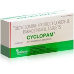 Cyclopam (Dicyclomine + Paracetamol)