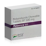 Generic Mebenza Chewable 500 mg Mebendazole