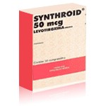 Synthroid (Levothyroxine 25 mcg)