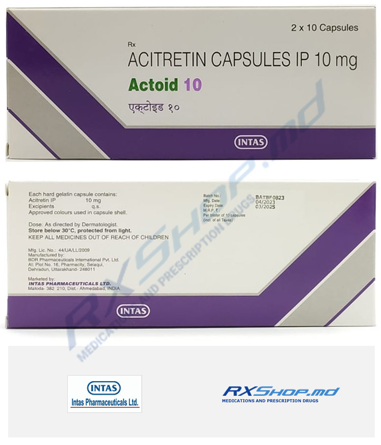 Order Generic Actoid (Acitretin) 10 mg Online
