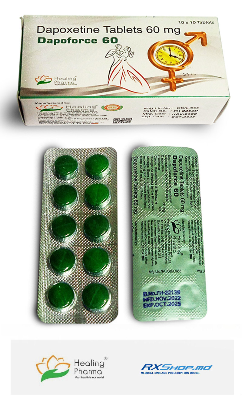 Order Generic Dapoforce (Dapoxetine) 60 mg Online