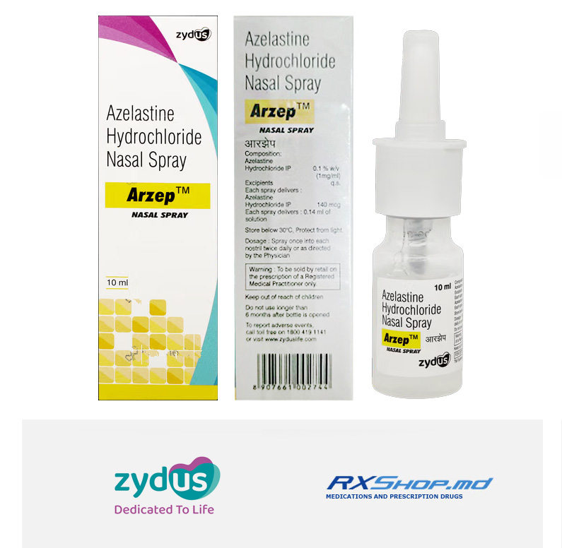 Order Generic Arzep (Azelastine Hydrochloride) 0.1 w/v 10 ml Online