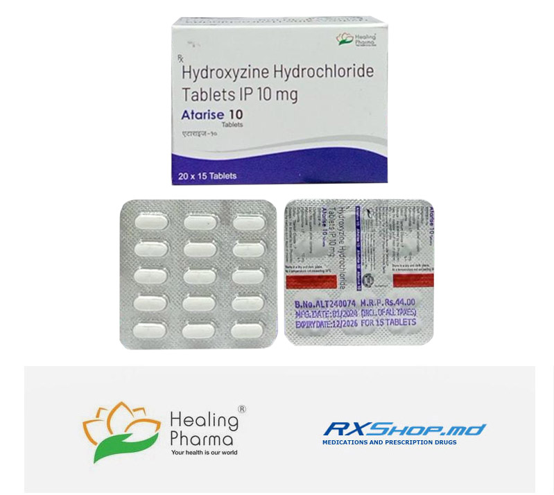 Order Generic Atarise (Hydroxyzine Hydrochloride) 10 mg Online