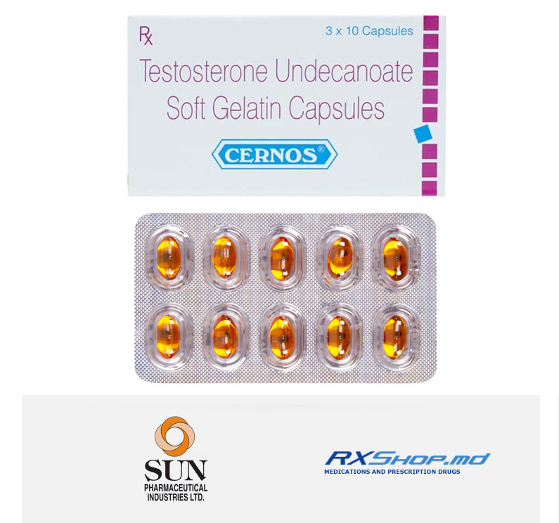 Order Generic Cernos (Testosterone Undecanoate Soft Gelatin) 40 mg Online