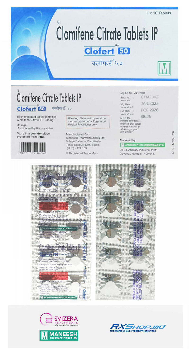 Order Generic Clofert (Clomiphene) 50 mg Online