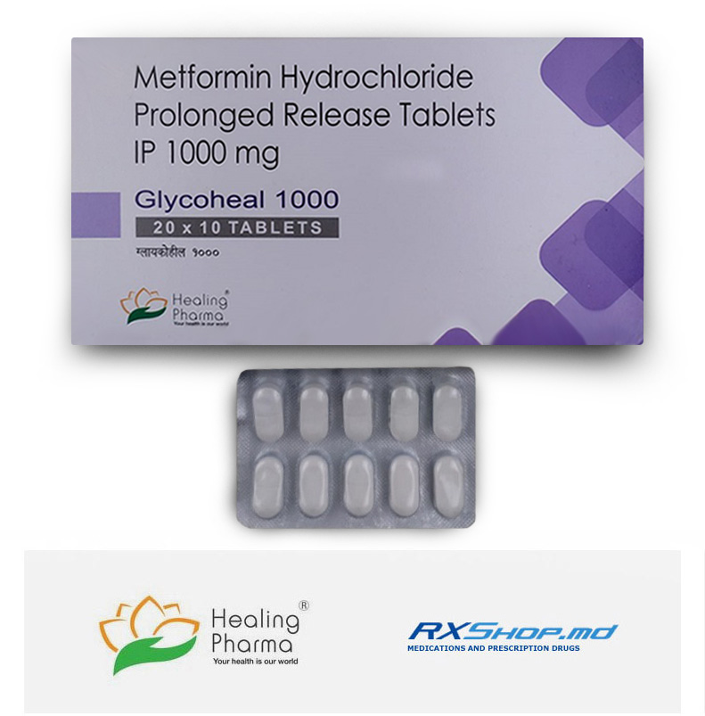 Order Generic Glucophage (Glycoheal) 1000 mg Online