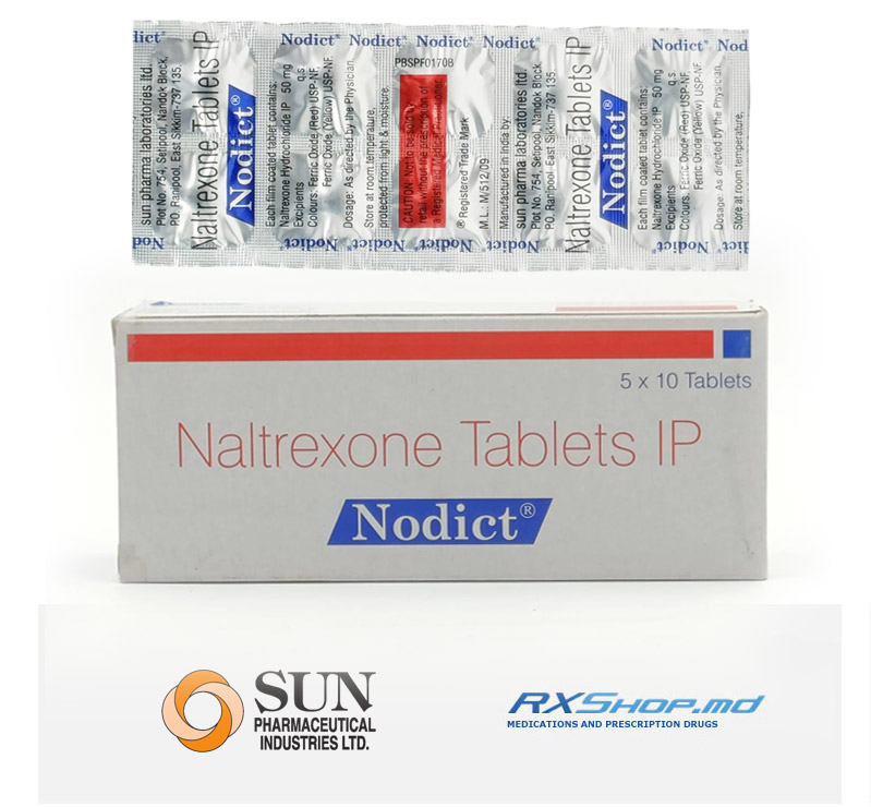 Order Generic Nodict (Naltrexone Hydrochloride) 50 mg Online