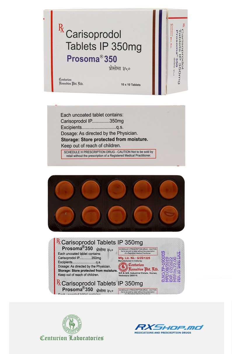 Order Generic Prosoma (Carisoprodol) Online