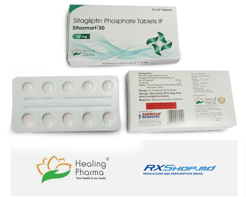 Order Generic Sitasmart (Sitagliptin) 50 mg Online