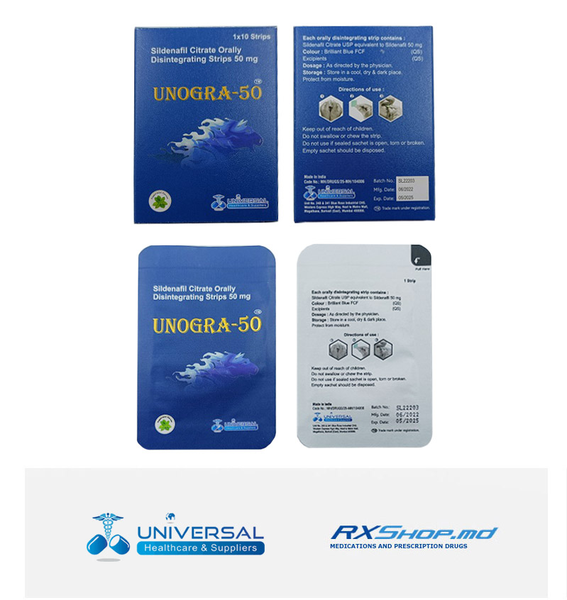 Order Generic Unogra (Sildenafil Citrate) 50 mg Online
