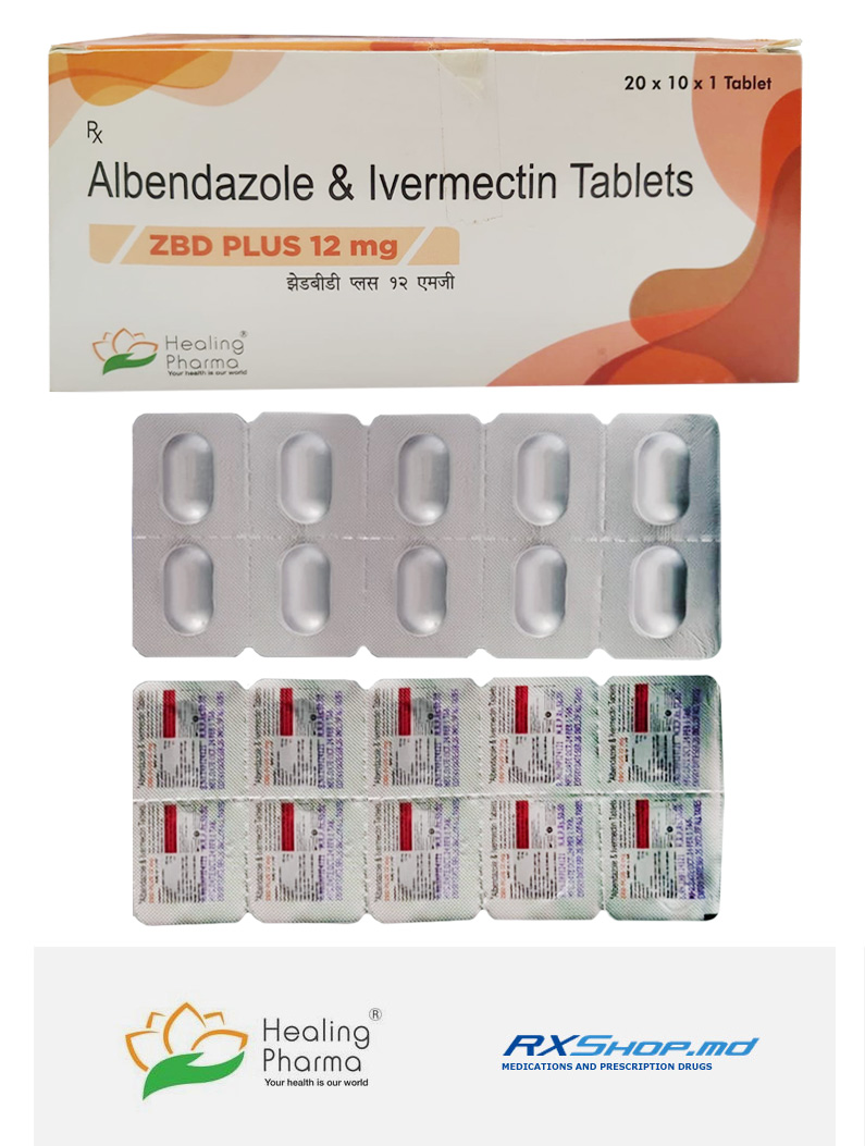Order Generic ZBD Plus (Albendazole + Ivermectin) 12 mg Online