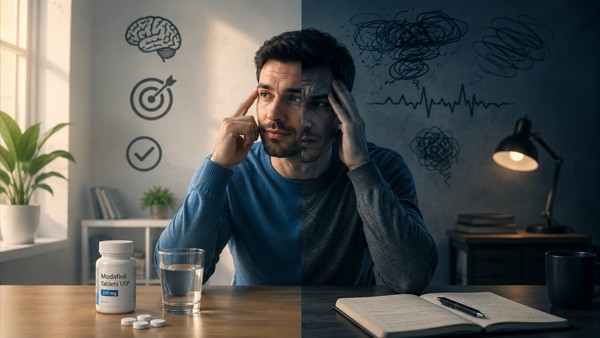 Modafinil and Anxiety: When It Helps and When It Hurts