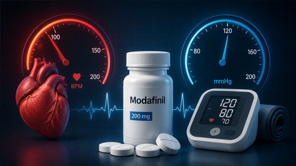 Modafinil Cardiovascular Effects: Heart Rate and BP