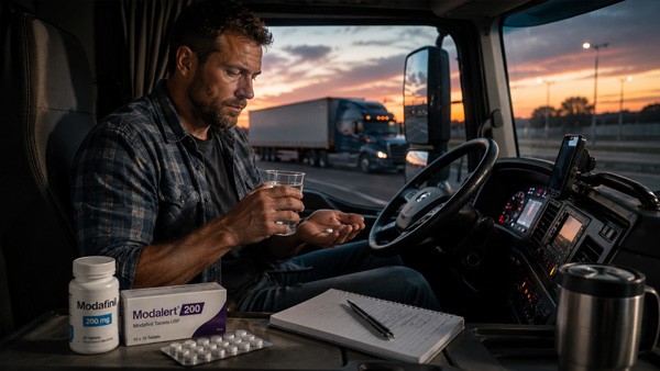 Modafinil for Truck Drivers and Long-Haul Driving