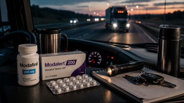 Modafinil for Truck Drivers and Long-Haul Driving