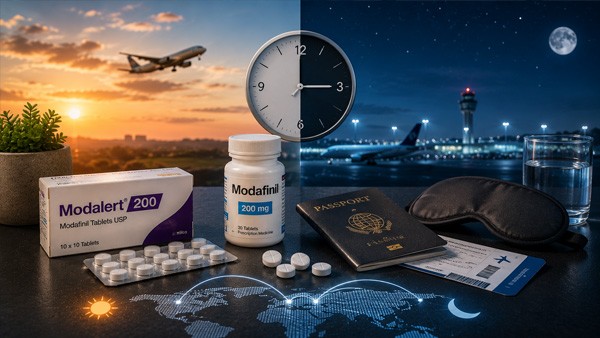 Modafinil for Jet Lag: Recovery and Pre-Trip Use