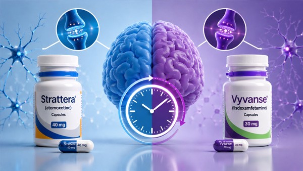 Strattera vs Vyvanse: Long-Acting ADHD Treatment Comparison