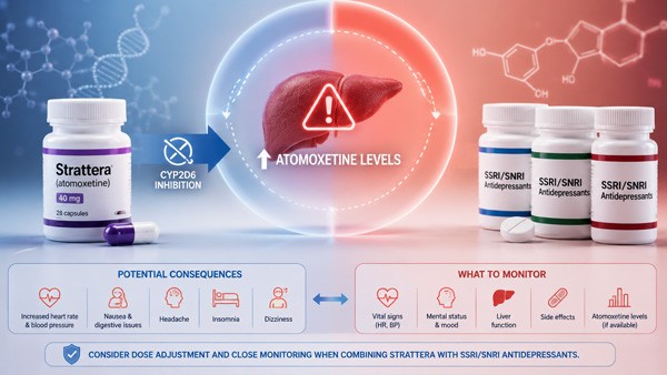 Strattera and SSRI/SNRI Antidepressants: Interaction Profile Strattera and SSRI/SNRI Antidepressants: Interaction Profile