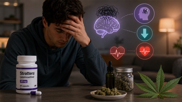 Strattera and Marijuana: Cannabinoid Interactions and Mental Health Risks