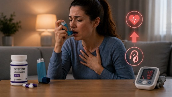 Strattera and Albuterol: Cardiac Stimulation Risk in Asthma Patients